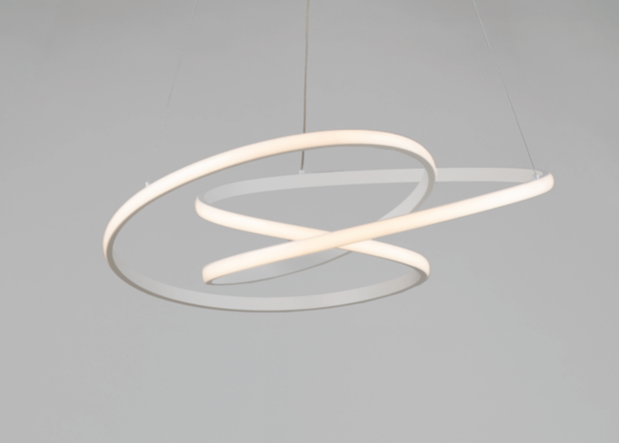 Reika sospensione bianco Luxima 50W CCT 3000-4000K
