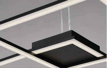 Kira sospensione nero Luxima 45W CCT 3000-4000K