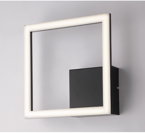 Kira applique nero Luxima 15W CCT 3000-4000K