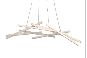 Mikado sospensione bianco Luxima 50W CCT 3000-4000K