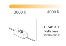 Mikado sospensione bianco Luxima 50W CCT 3000-4000K