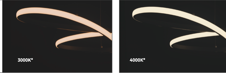 Matilda sospensione bianco Luxima 45W CCT 3000-4000K