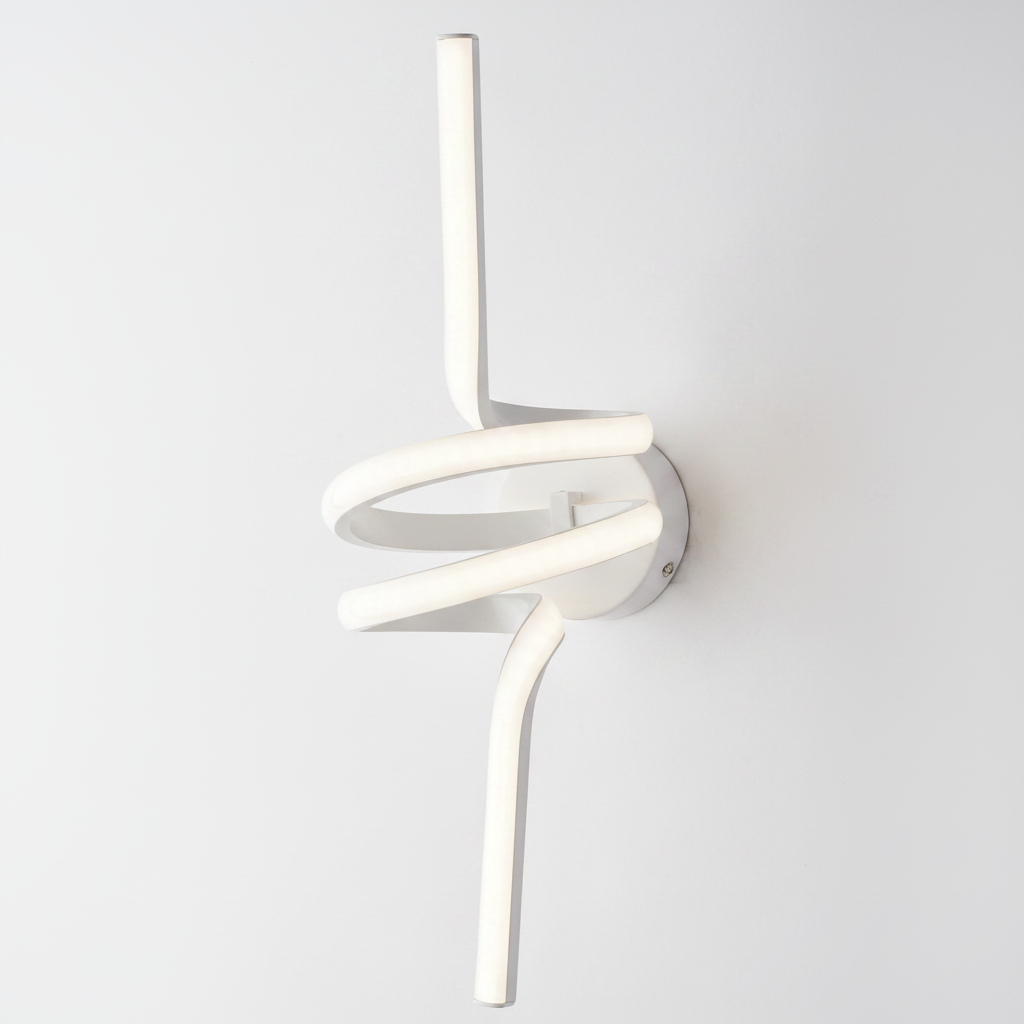 Adelaide applique LED metallo verniciato bianco Luxima 24W 4000K