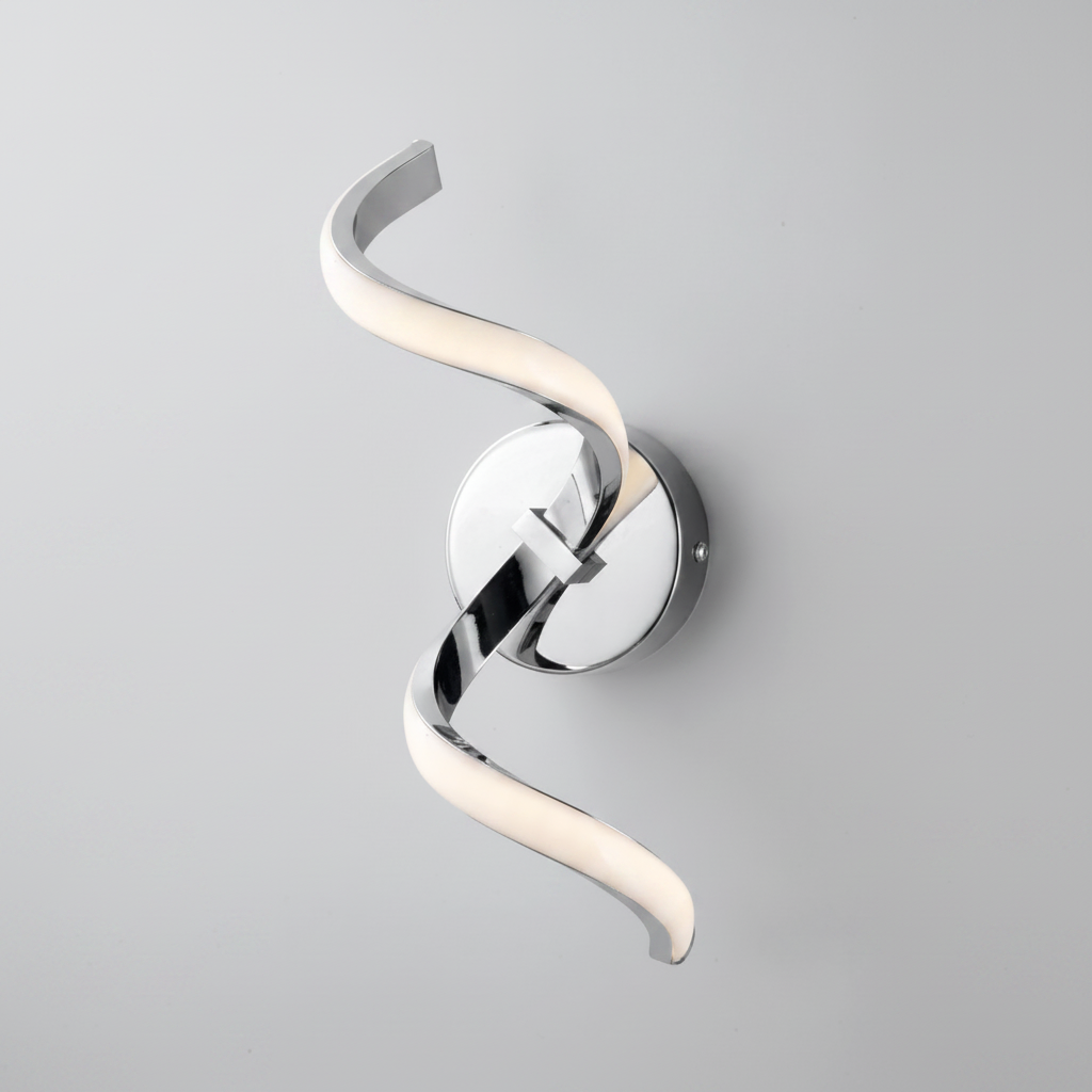 Adelaide applique LED metallo cromato Luxima 8W 4000K