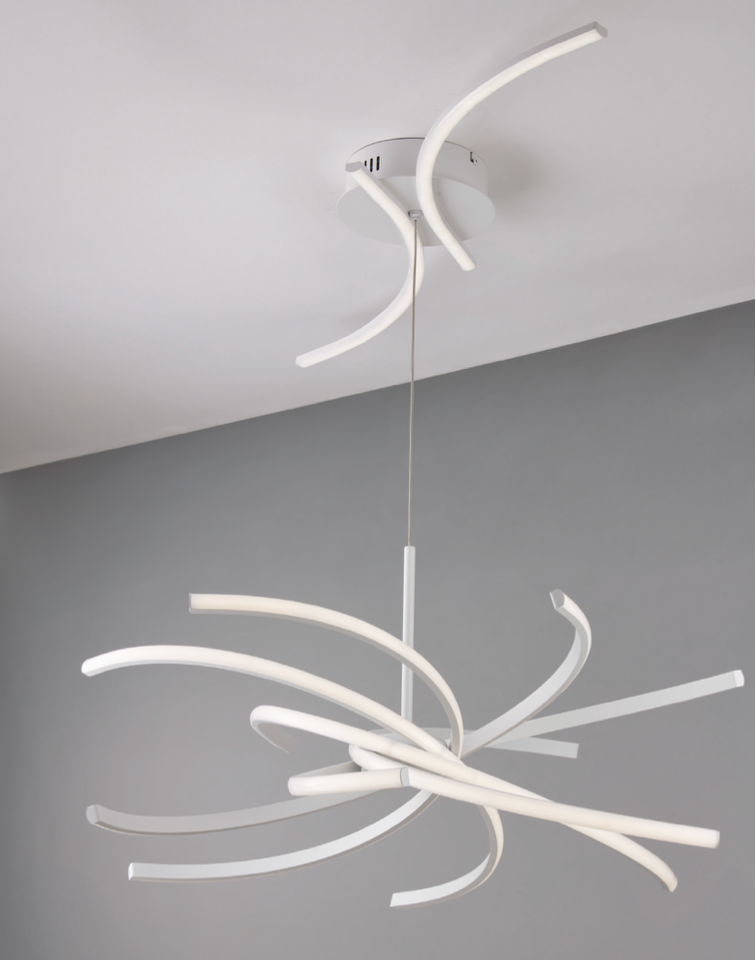 Anuk sospensione bianco Luxima 65W CCT 3000-4000-6000K