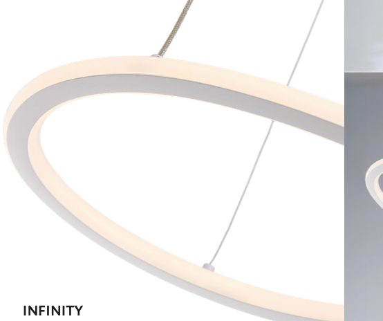 Infinity sospensione bianco Luxima 45W CCT 3000-4000-6000K
