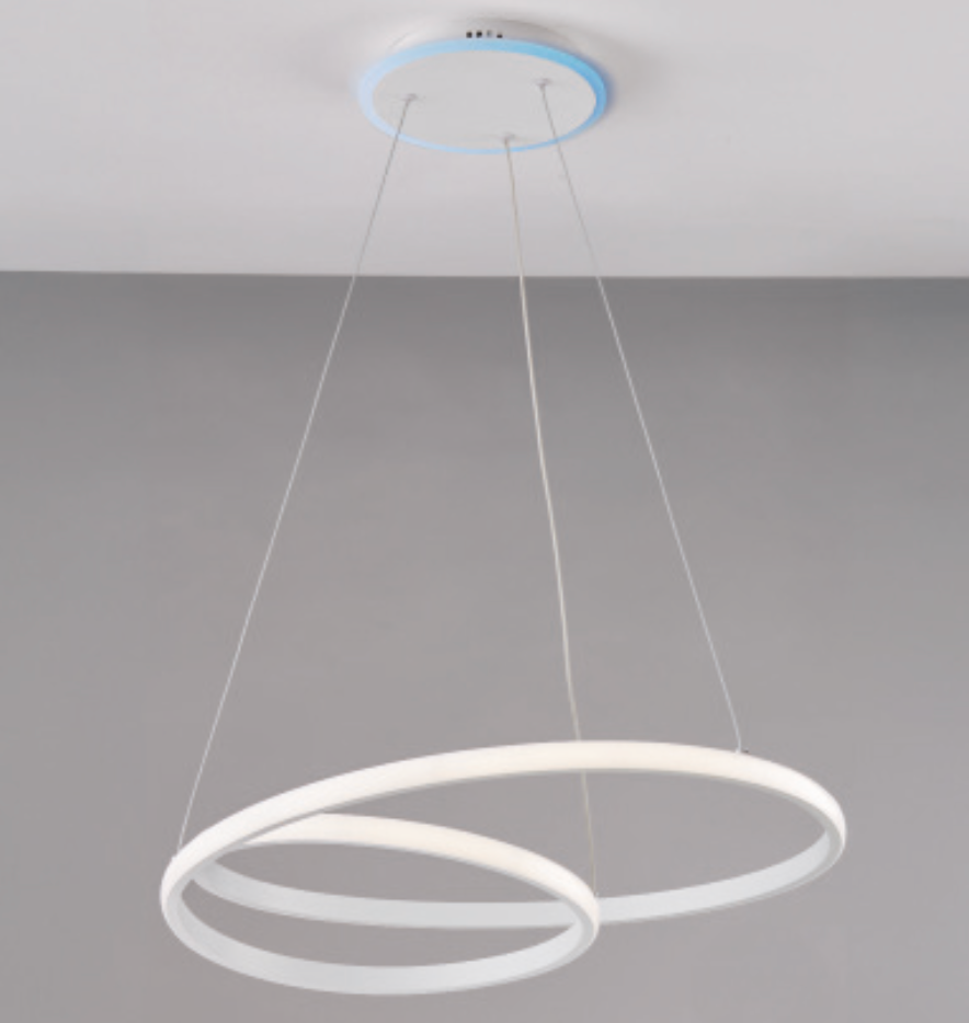 Malena sospensione bianco Luxima 51W CCT+RGB 3000-4000-6000K