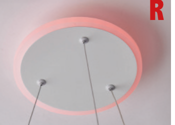 Malena sospensione bianco Luxima 51W CCT+RGB 3000-4000-6000K