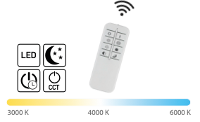Malena sospensione bianco Luxima 51W CCT+RGB 3000-4000-6000K