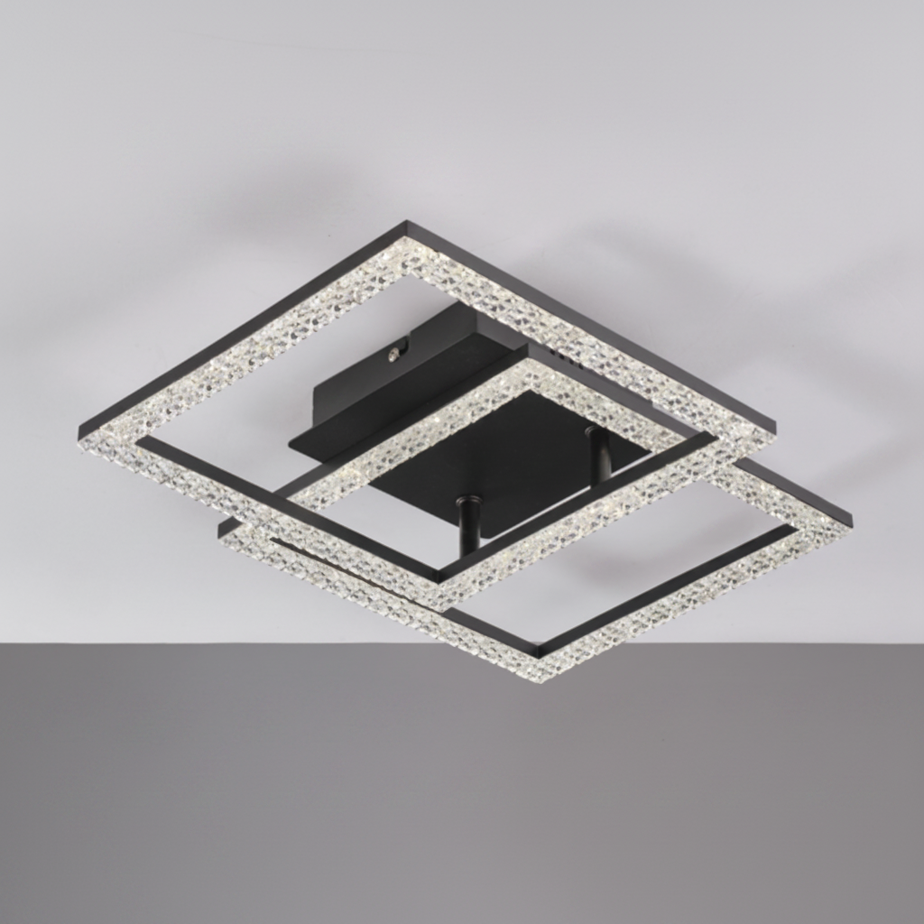 Ludo plafoniera nero Luxima 28W 4000K