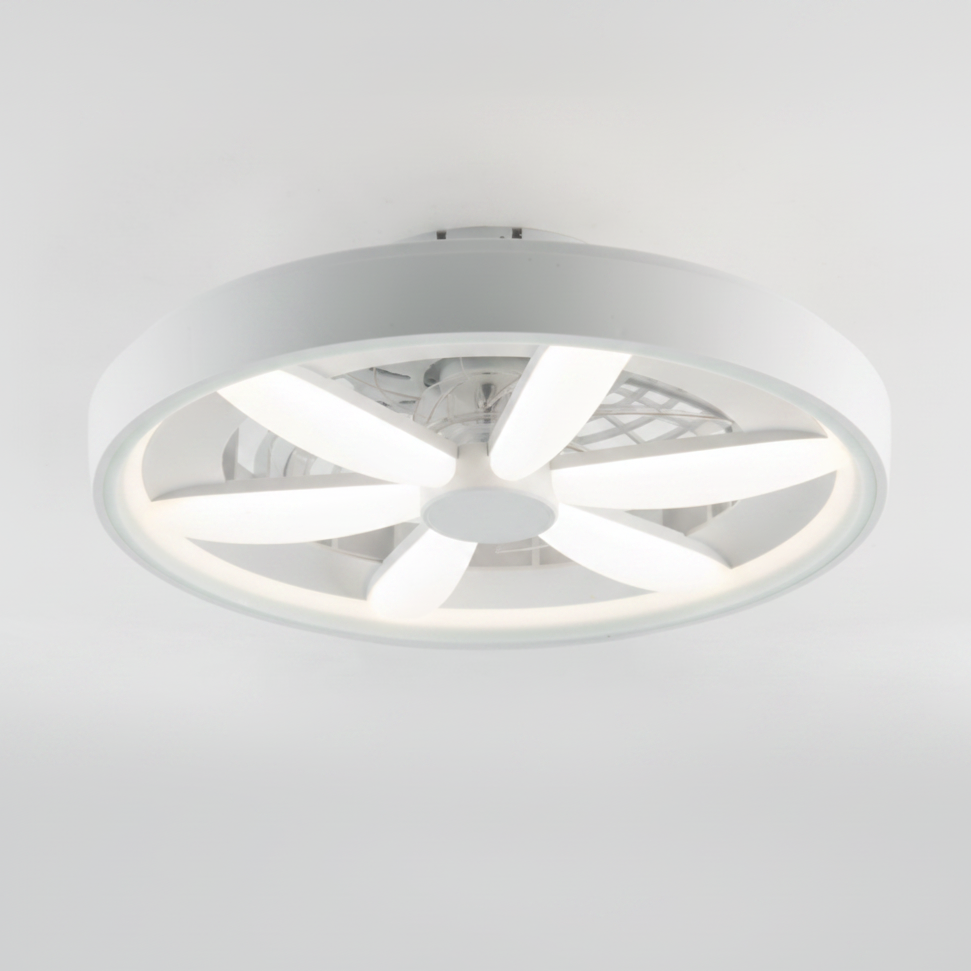 Raya plafoniera con ventilatore bianco Luxima 48W CCT+RGB 3000-4000-6000K