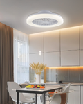 Fanny plafoniera ventilatore bianco Luxima 24W CCT 3000-4000-6000K