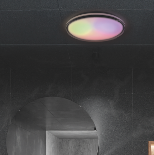 Minny plafoniera bianco Luxima 38W CCT+RGB 3000-4000-6000K