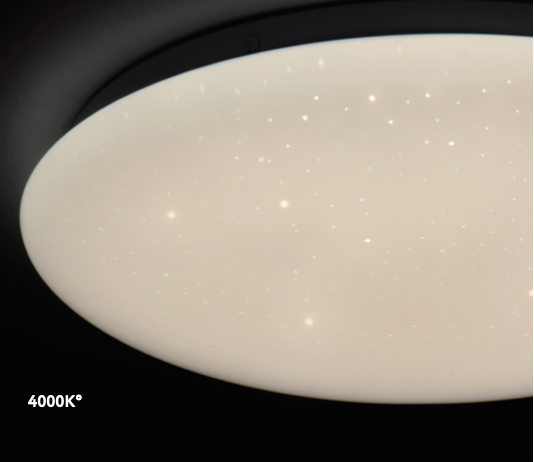 Geo plafoniera bianco Luxima 12W 4000K