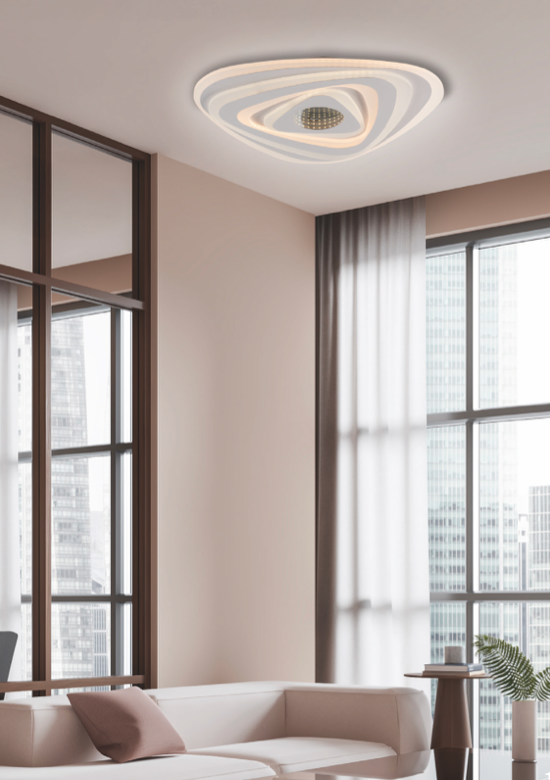 Masha plafoniera bianco Luxima 35W CCT 3000-4000K
