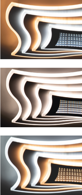 Masha plafoniera bianco Luxima 40W CCT 3000-4000-6000K