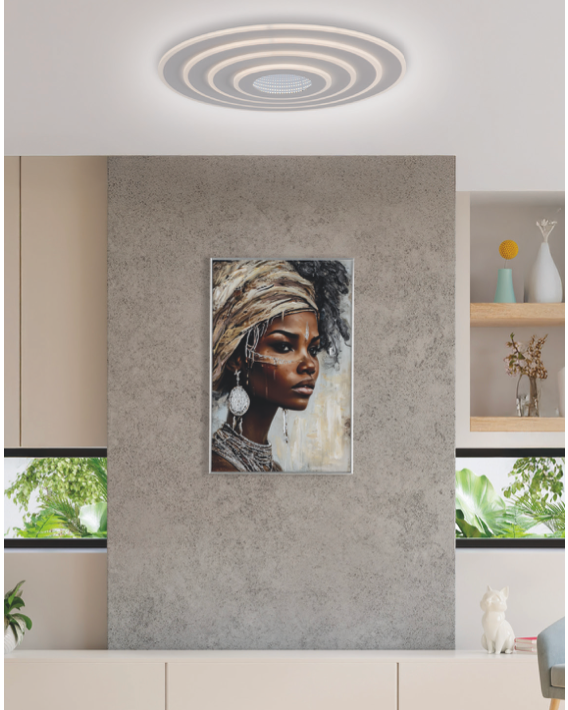 Masha plafoniera bianco Luxima 40W CCT 3000-4000-6000K