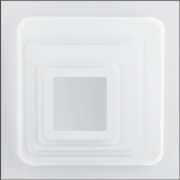 Space plafoniera bianco Luxima 38W 3000+4500K