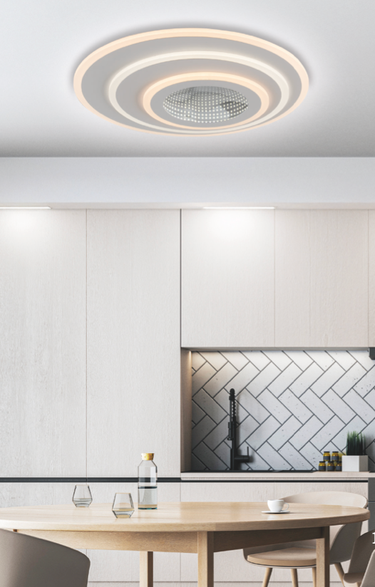 Space plafoniera bianco Luxima 38W 3000+4500K