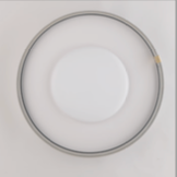 Amien plafoniera bianco/nero Luxima 38W CCT 3000-4000-6000K