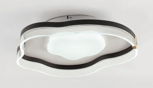 Ada plafoniera LED metallo verniciato bianco/nero Luxima 38W CCT 3000-4000-6000K