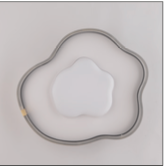 Ada plafoniera LED metallo verniciato bianco/nero Luxima 38W CCT 3000-4000-6000K