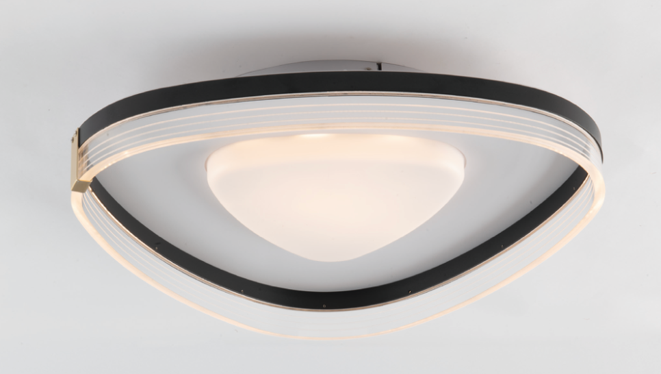 Alex plafoniera bianco/nero Luxima 38W CCT 3000-4000-6000K