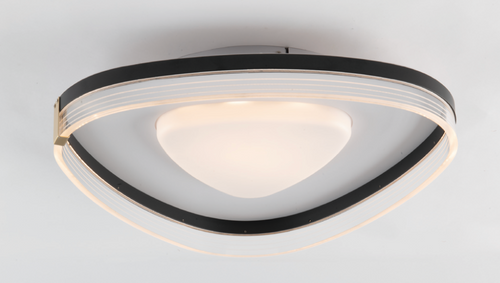 Alex plafoniera bianco/nero Luxima 38W CCT 3000-4000-6000K