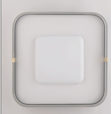 Alice plafoniera bianco/nero Luxima 38W CCT