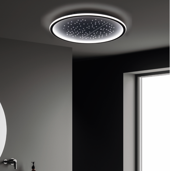 Anita plafoniera bianco/nero Luxima 40W CCT+RGB 3000-4000-6000K