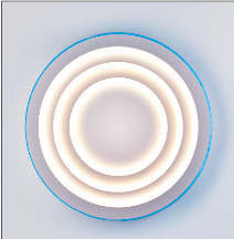 Alik plafoniera bianco Luxima 40W CCT