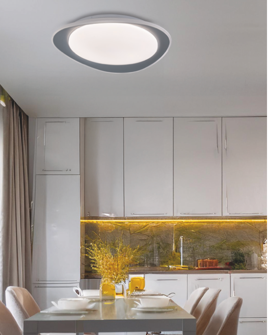 Trilly plafoniera bianco/grigio Luxima 72W CCT 3000-4000-6000K