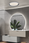 Abby plafoniera LED metallo verniciato bianco/grigio Luxima 24W 4000K