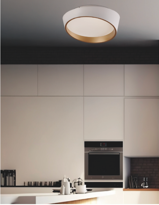 Kay plafoniera bianco Luxima 30W 4000K