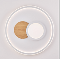 Sury plafoniera bianco/legno naturale Luxima 71W CCT 3000-4000-6000K
