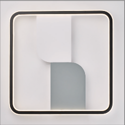 Recel plafoniera bianco/grigio Luxima 82W CCT 3000-4000-6000K