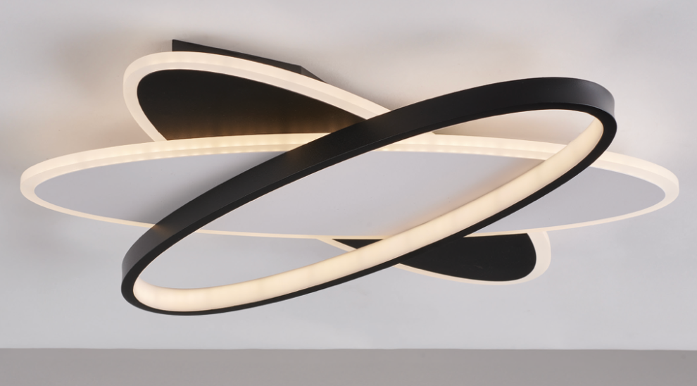 Taly plafoniera bianco/nero Luxima 62W CCT 3000-4000-6000K