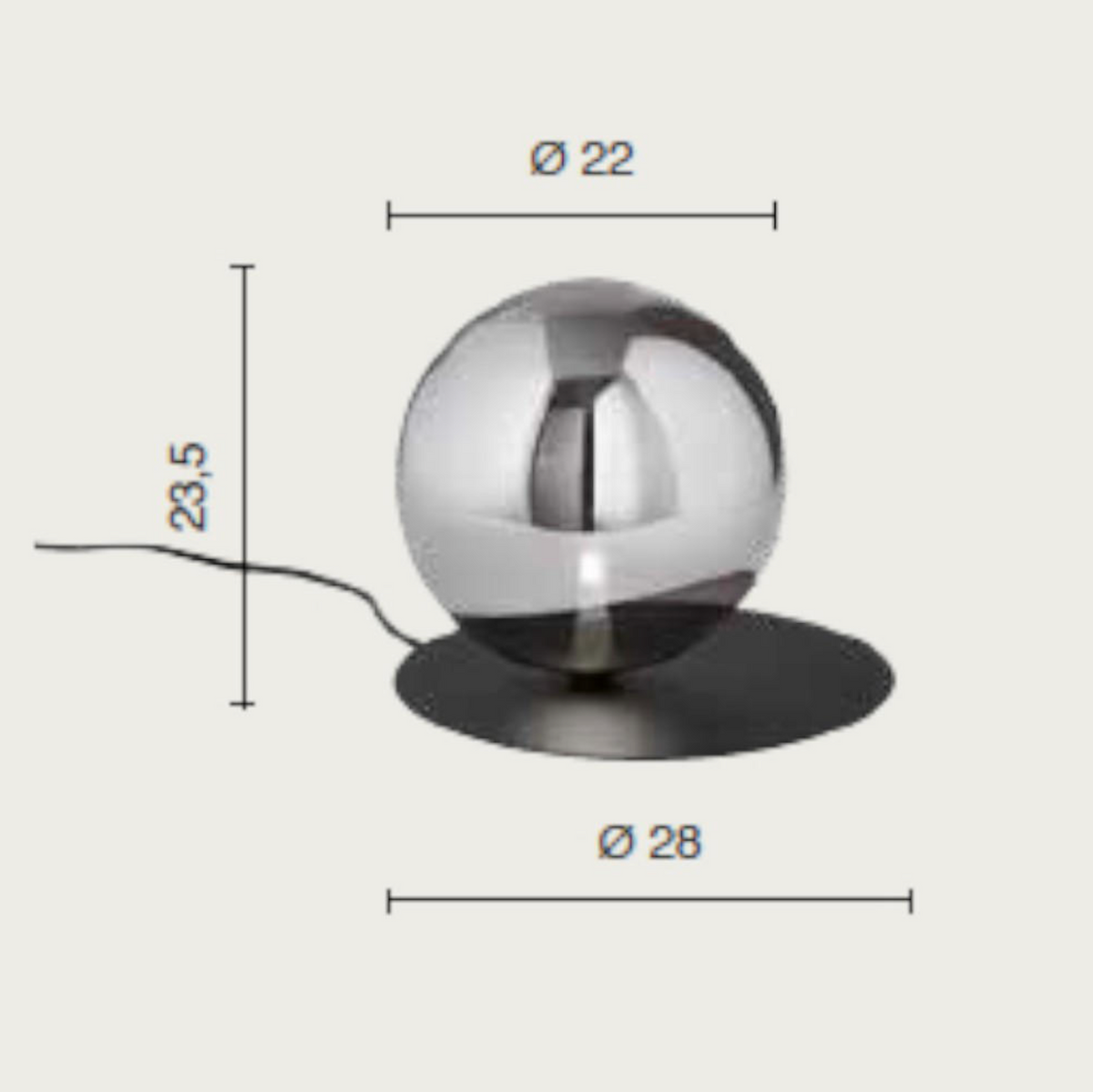 Snail lampada da tavolo abat-jour vetro bianco metallo bianco Ondaluce E14