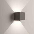 Cube applique LED da esterno alluminio antracite Ondaluce 10W 4000K IP54