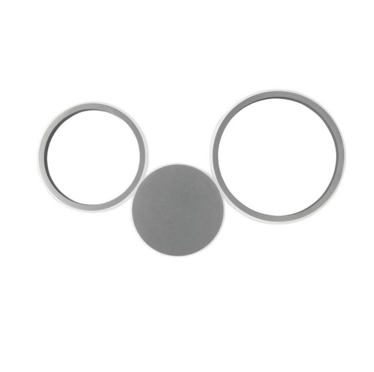 Pois applique LED a doppio cerchio Ondaluce