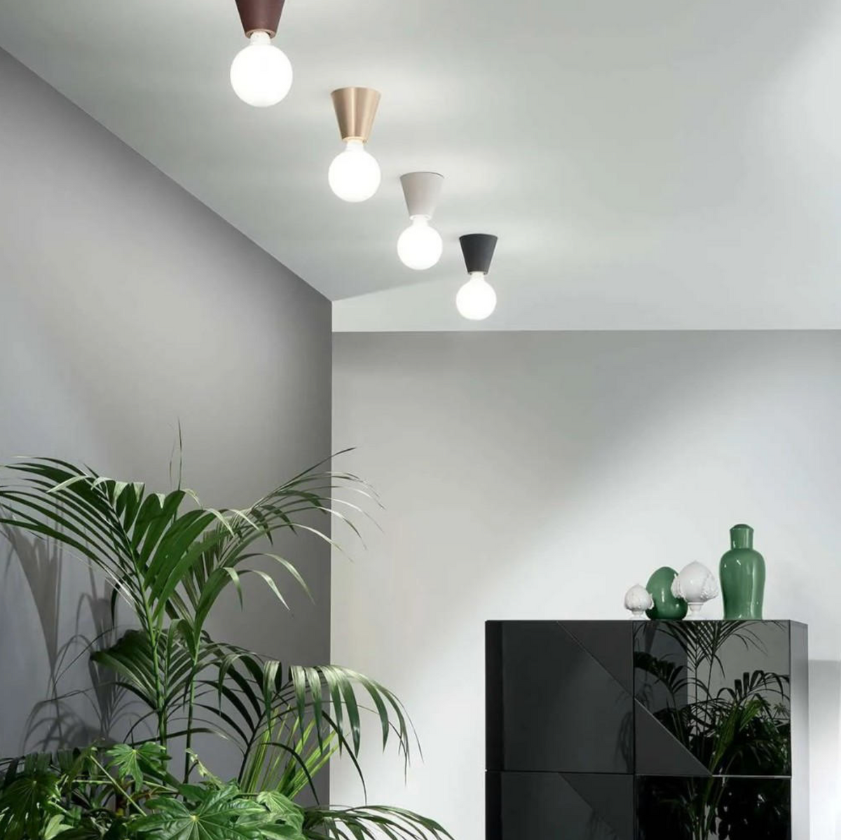 Fog Ondaluce plafoniera da soffitto compatta