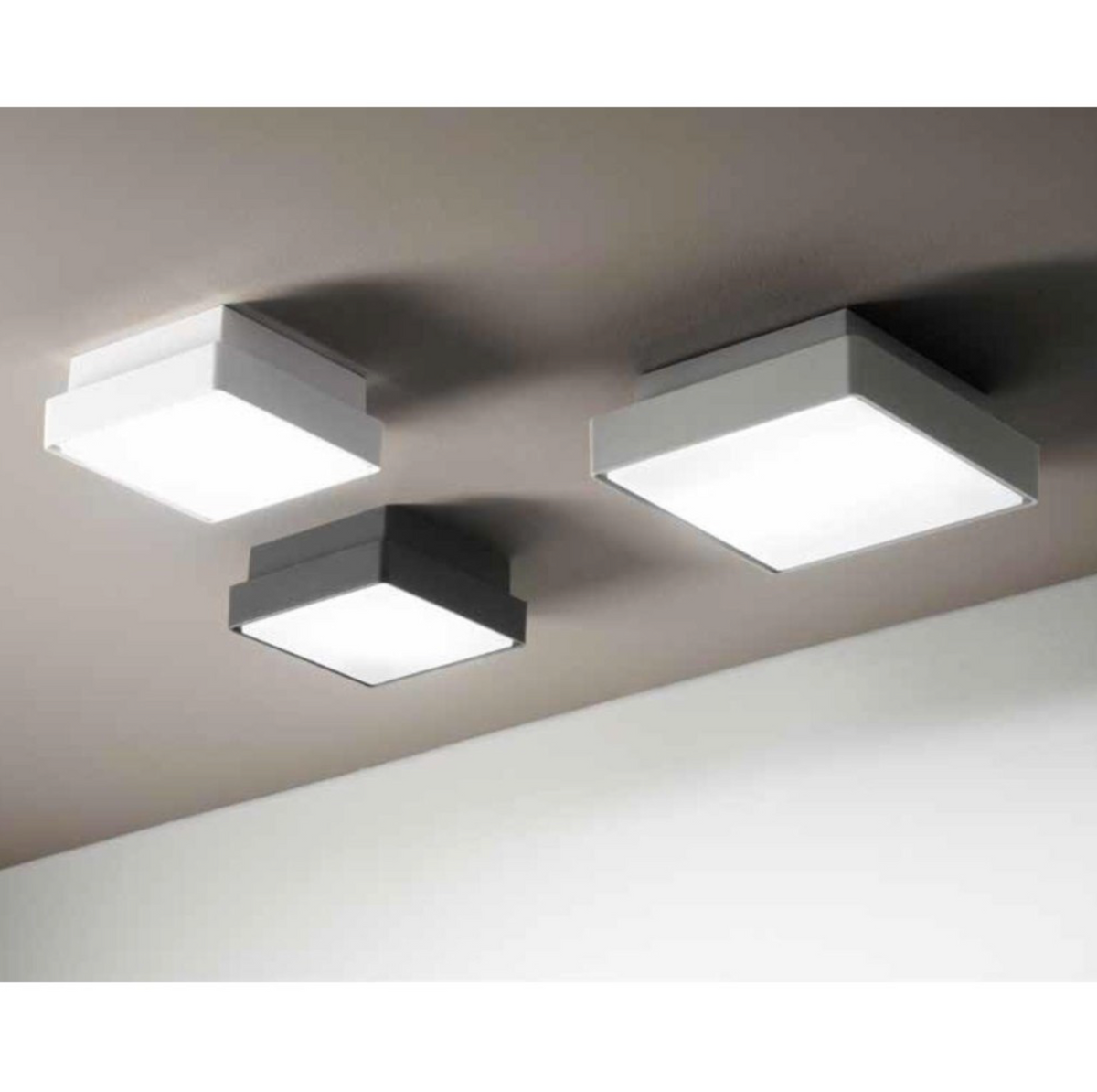 Picca Ondaluce lampada da esterno 30cm quadrata