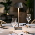 Macao Ondaluce lampada da tavolo esterno LED portatile antracite 3000K