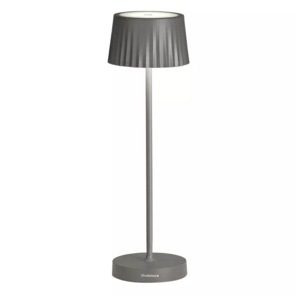 Macao Ondaluce lampada da tavolo esterno LED portatile antracite 3000K