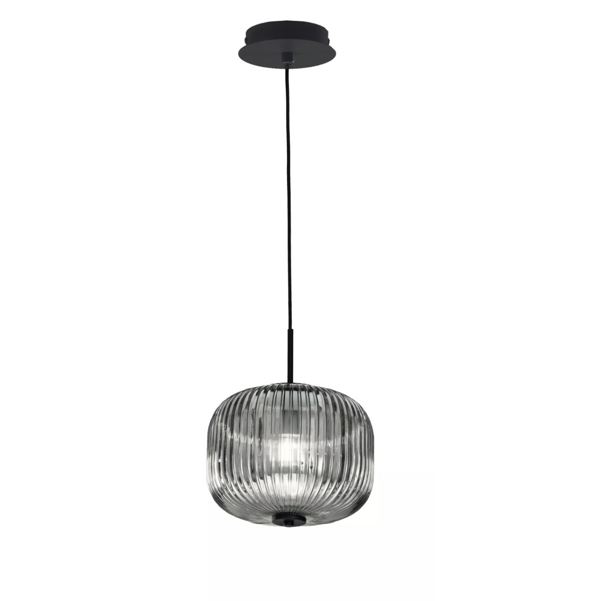 Odette Ondaluce lampadario bagno sospensione vetro fumè E14