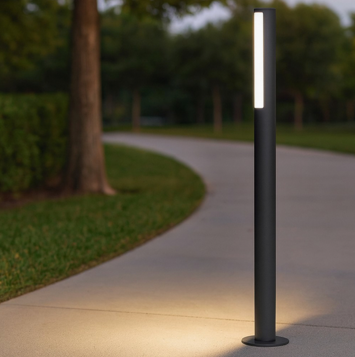 Tommy Ondaluce lampione giardino LED antracite 4000K 90cm