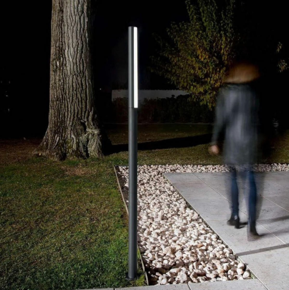 Tommy Ondaluce lampione giardino LED antracite 4000K 90cm