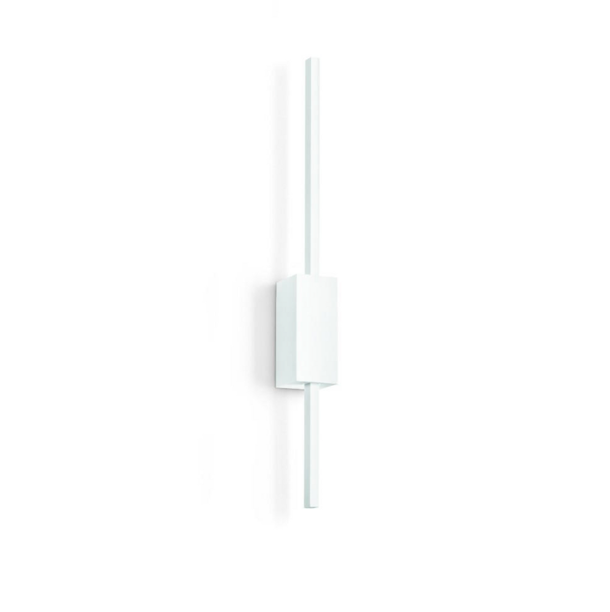 Agos applique LED alluminio policarbonato bianco Ondaluce 12W 3000K dimmerabile orientabile