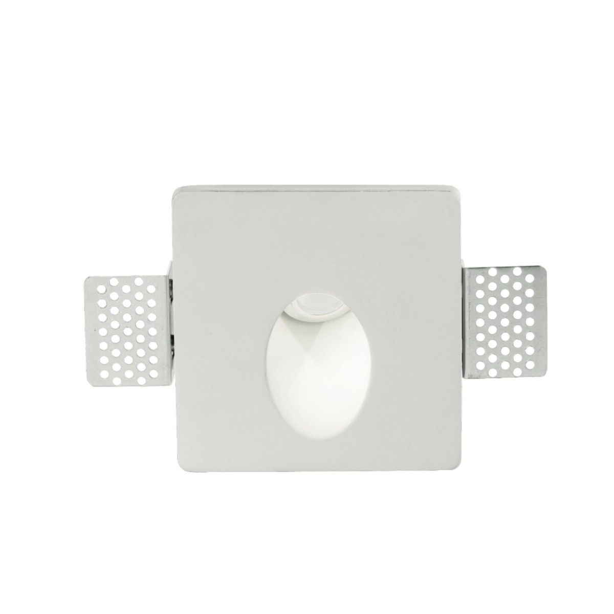 Valzer segnapasso LED da incasso gesso bianco Ondaluce 1W 3000K