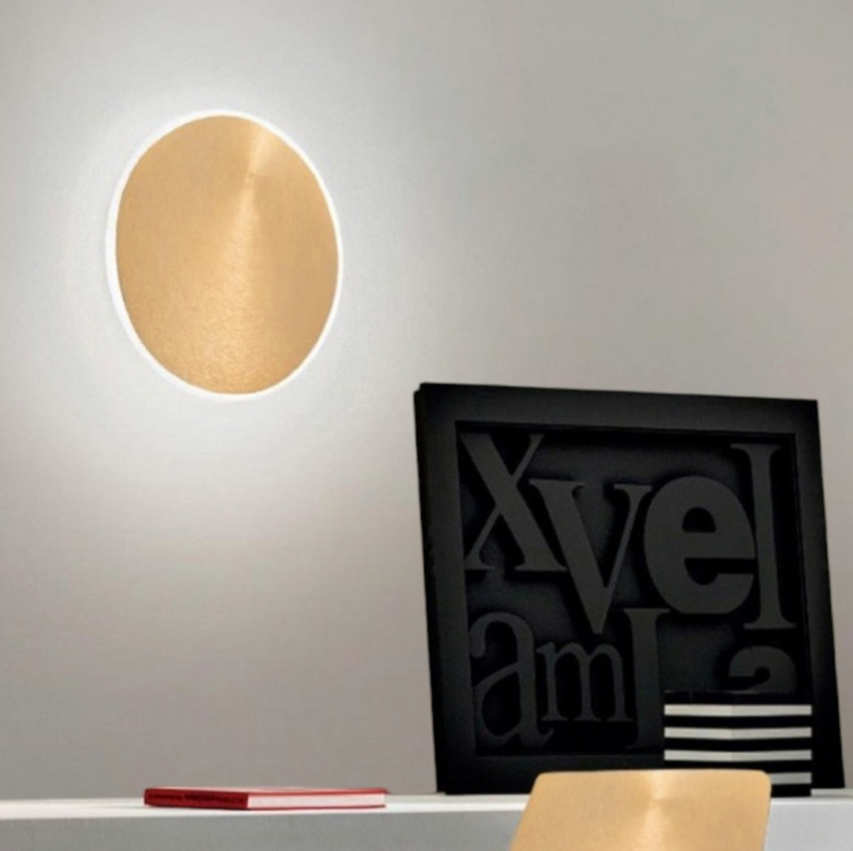 Fortuna applique oro spazzolato Gea Luce 20W 3000K